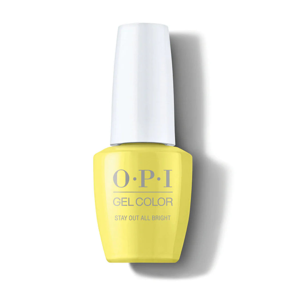 OPI GelColor Stay Out All Bright P008 gel polish bottle