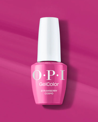 OPI GelColor Strawberry Cosmo S070 fuchsia crème gel polish bottle