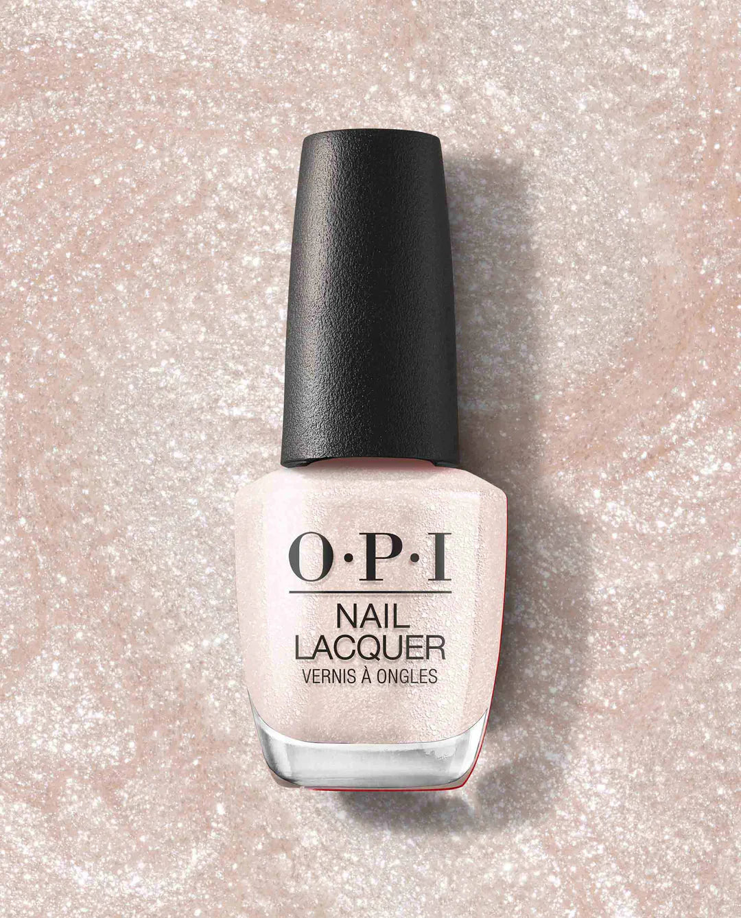 OPI Nail Lacquer Gemini And I H022 soft white shimmer nail polish bottle
