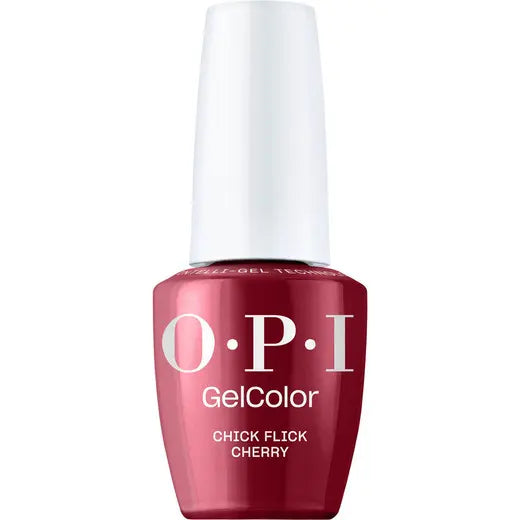 OPI GelColor Chick Flick Cherry H02 cherry red gel polish bottle