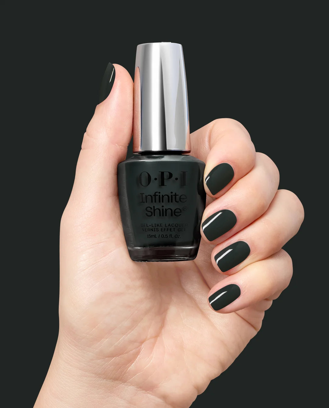 OPI Infinite Shine L229 deep green long lasting nail polish