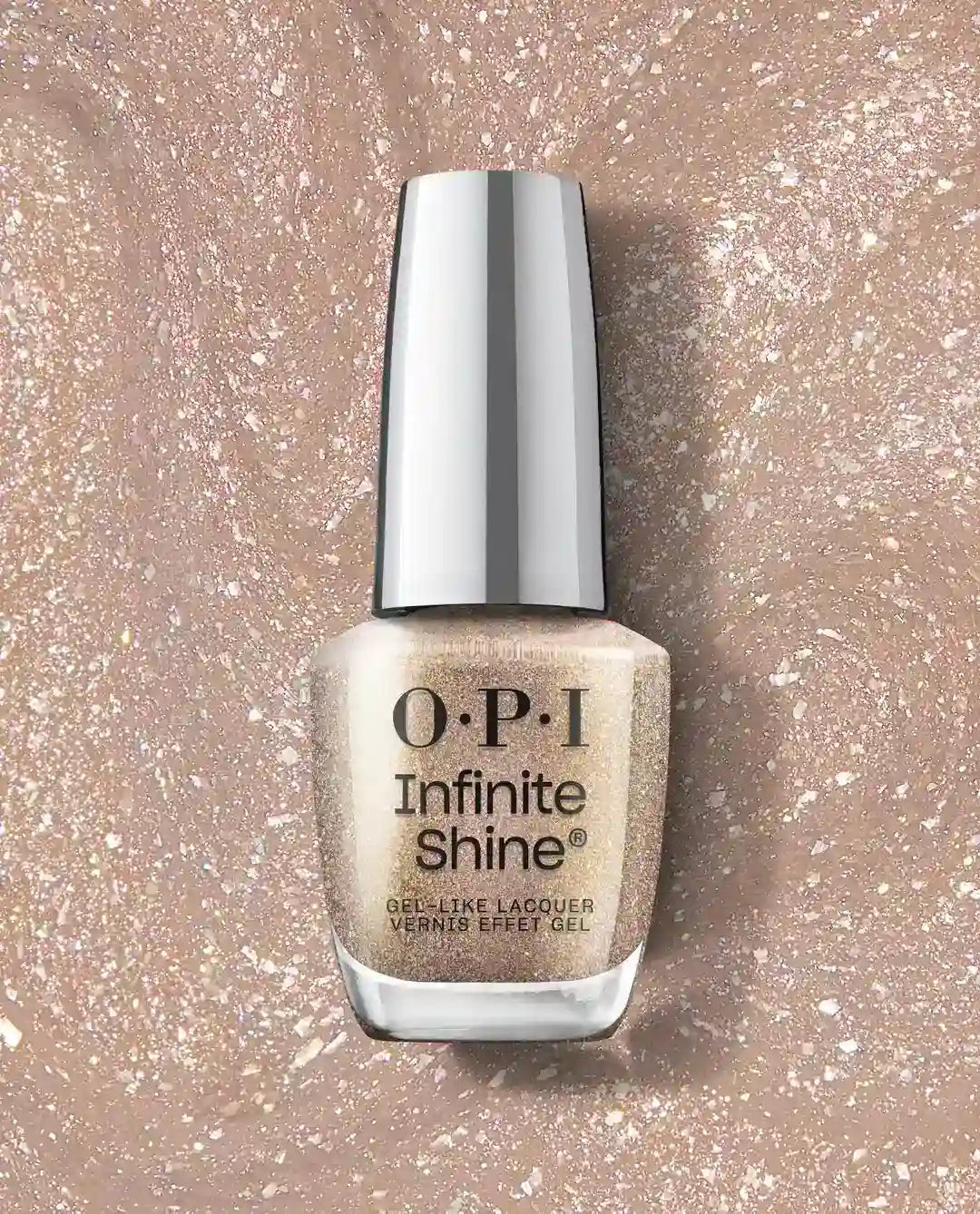 OPI Infinite Shine My Private Yacht L223 taupe shimmer nail polish