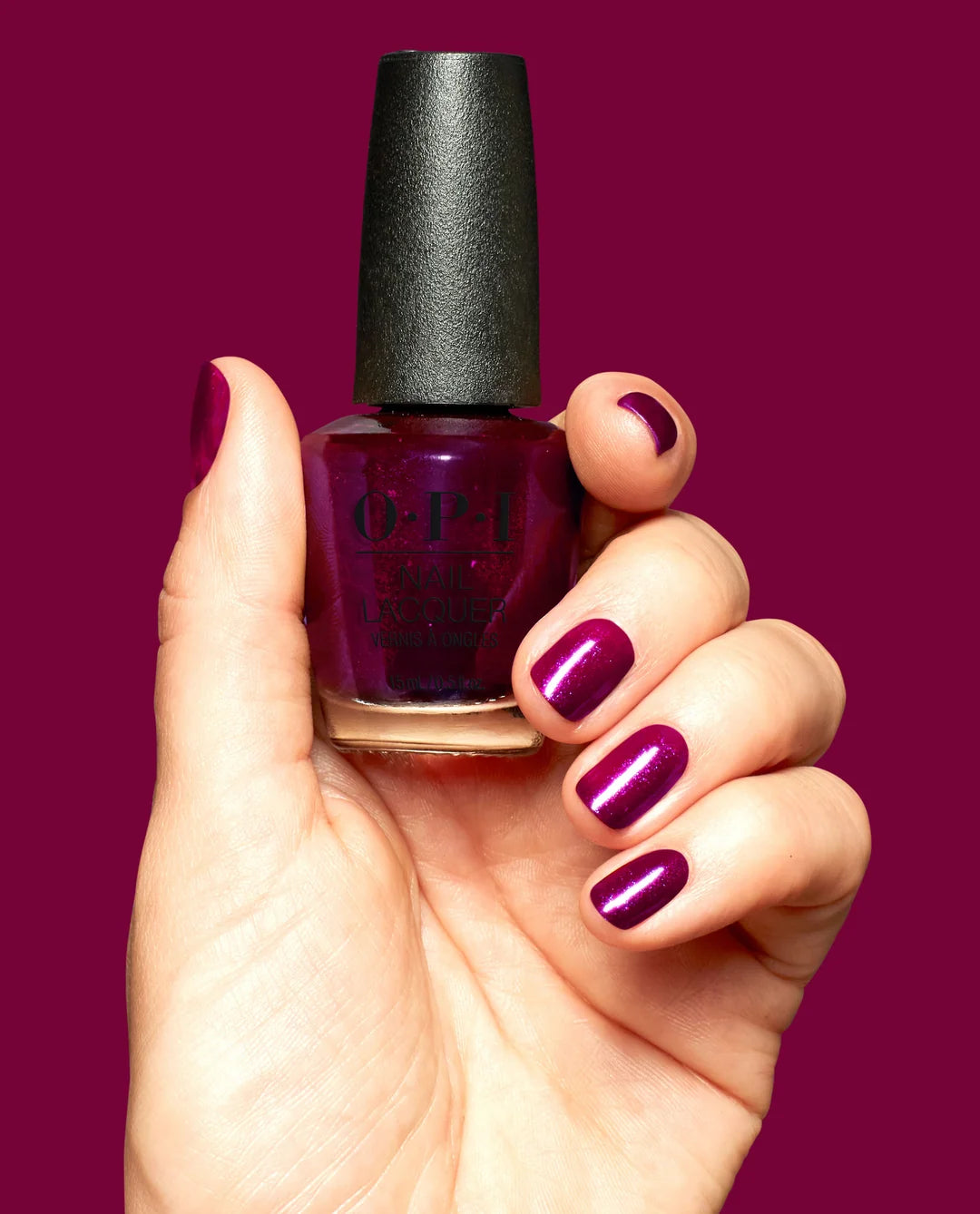 OPI Lincoln Park After Brunch S071 purple shimmer nail colour