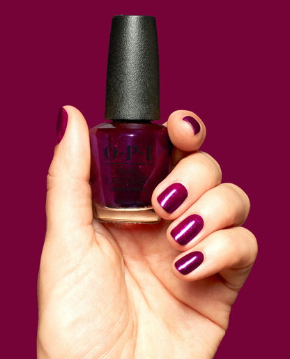 OPI Lincoln Park After Brunch S071 purple shimmer nail colour