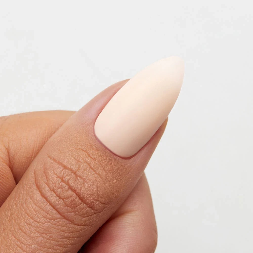 OPI Matte Top Coat T35 professional matte nail topcoat on manicure white background