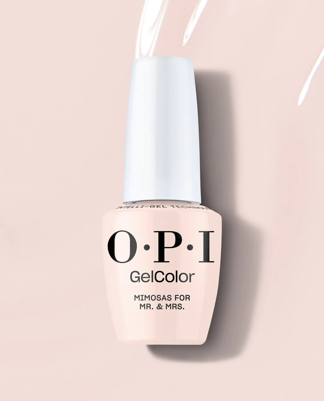 OPI GelColor Mimosas for Mr. & Mrs. sheer pale pink gel polish bottle