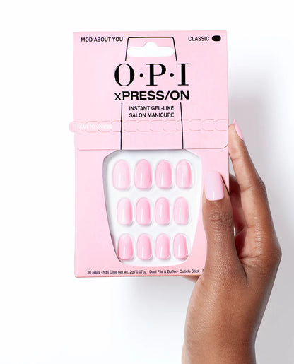 Short OPI press on nails Mod About You reusable nail kit