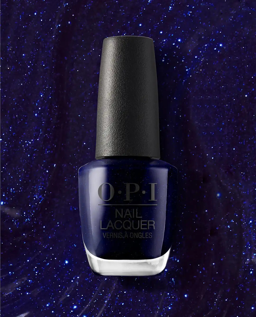 OPI Nail Lacquer Chopstix And Stones T91 bottle with deep blue crème polish 