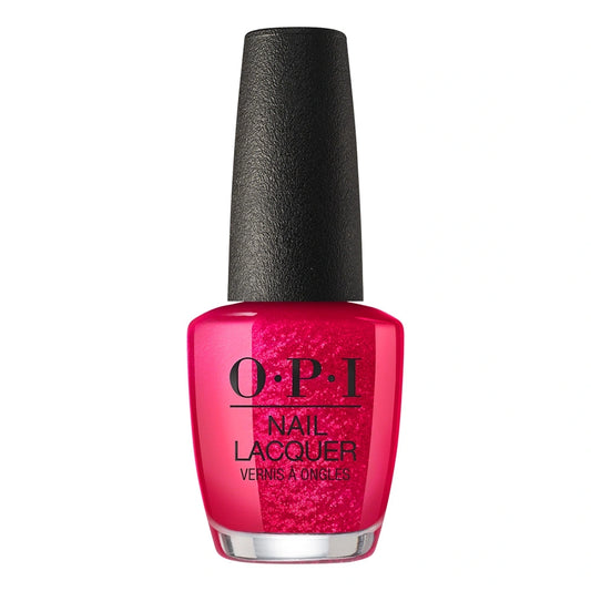OPI Nail Lacquer A Little Guilt Under The Kilt U12 bottle with red crème polish