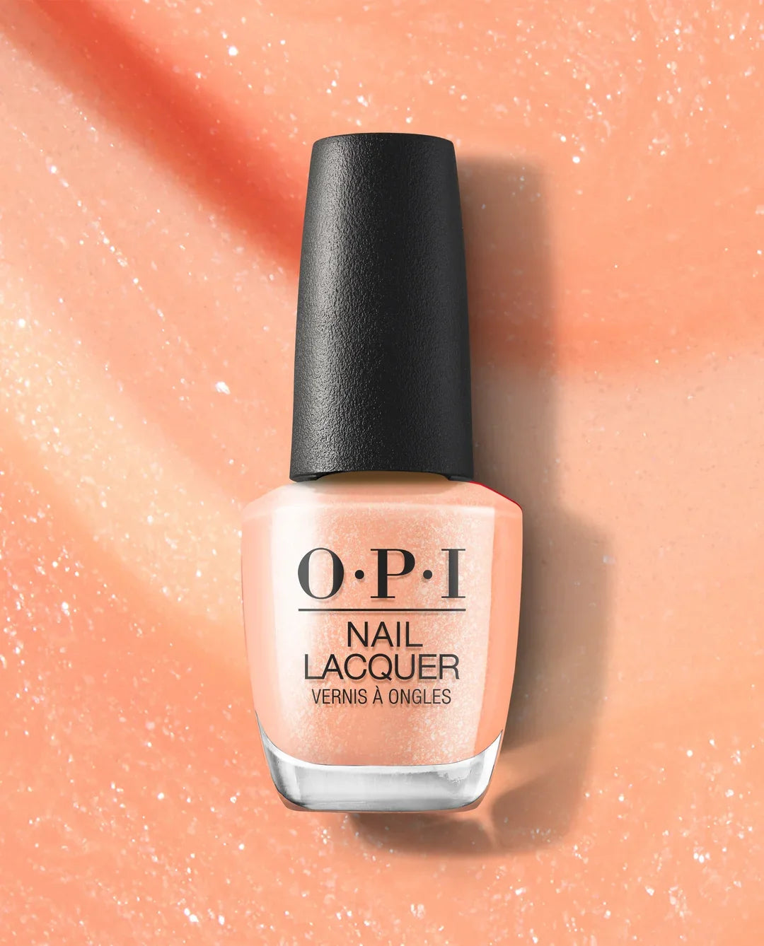 OPI Queens Rule S066 peach shimmer nail lacquer