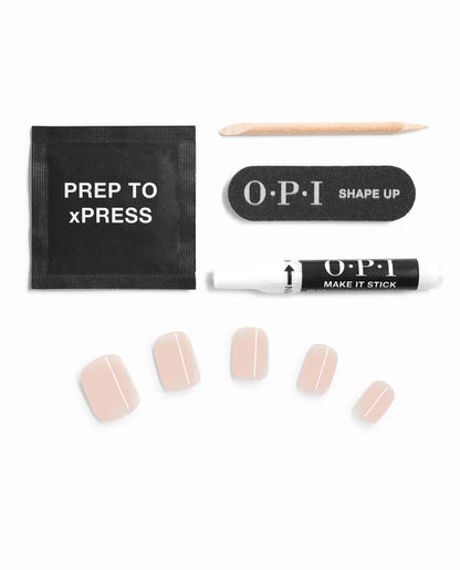 OPI reusable press on nails with glue and 30 nail tips Mimosas for Mr. and Mrs.