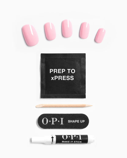 OPI reusable press on nails with glue and 30 nail tips