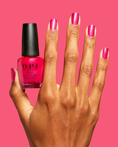 OPI S067 Pompeii Pink hot pink shimmer nail polish colour