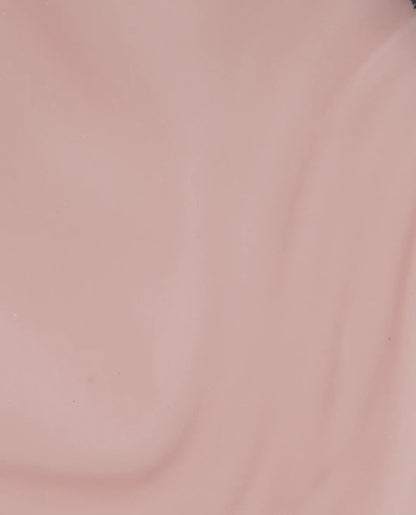 Close up detail of OPI GelColor SH4 showing delicate shimmer particles in nude gel.