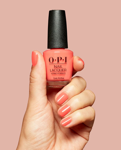 OPI Shrimp Cocktail S068 orange creme nail lacquer
