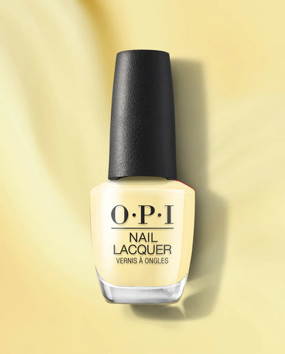 OPI Sunny Bunny S069 butter yellow crème nail polish