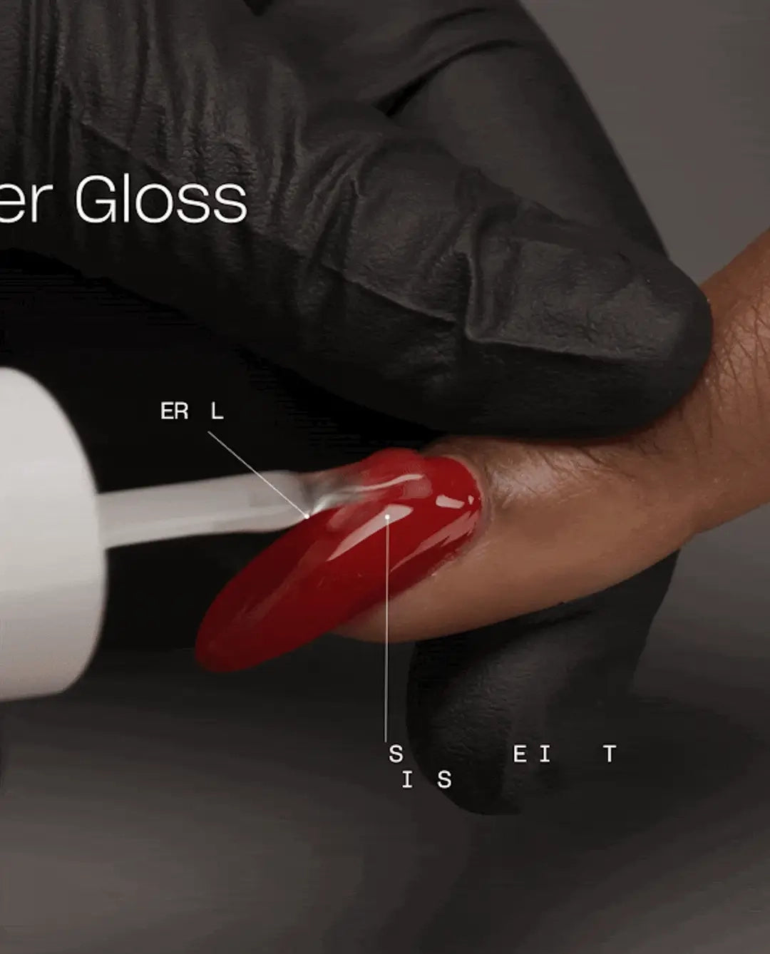 OPI Super Gloss Top Coat bottle showing the brush applicator