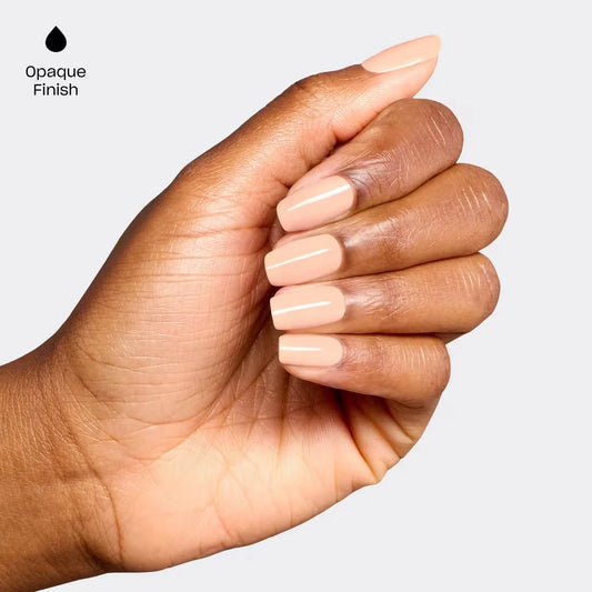 Finished manicure using OPI Suzi Take a Vow gel polish