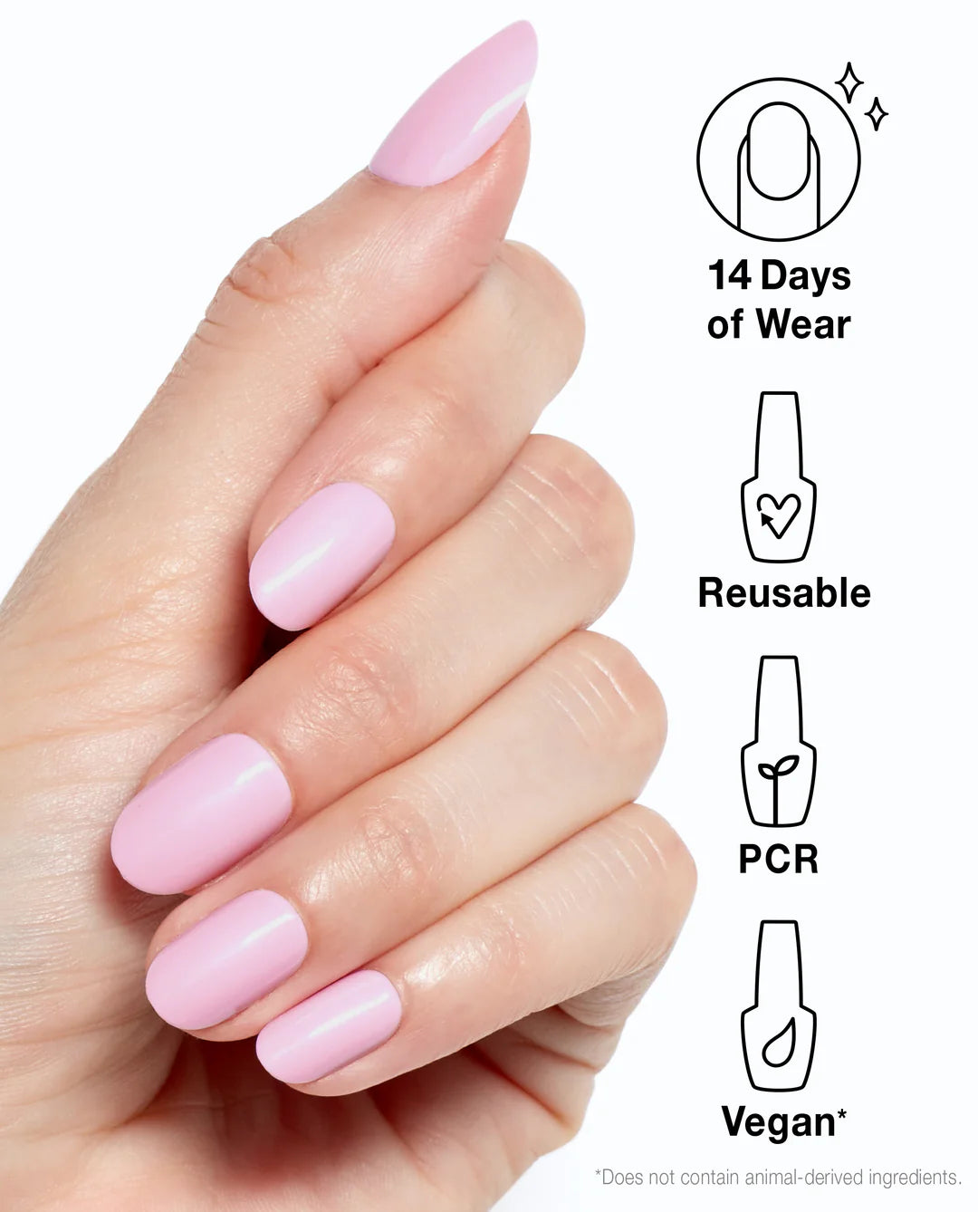 OPI fake nails in Mod About You short rounded shape