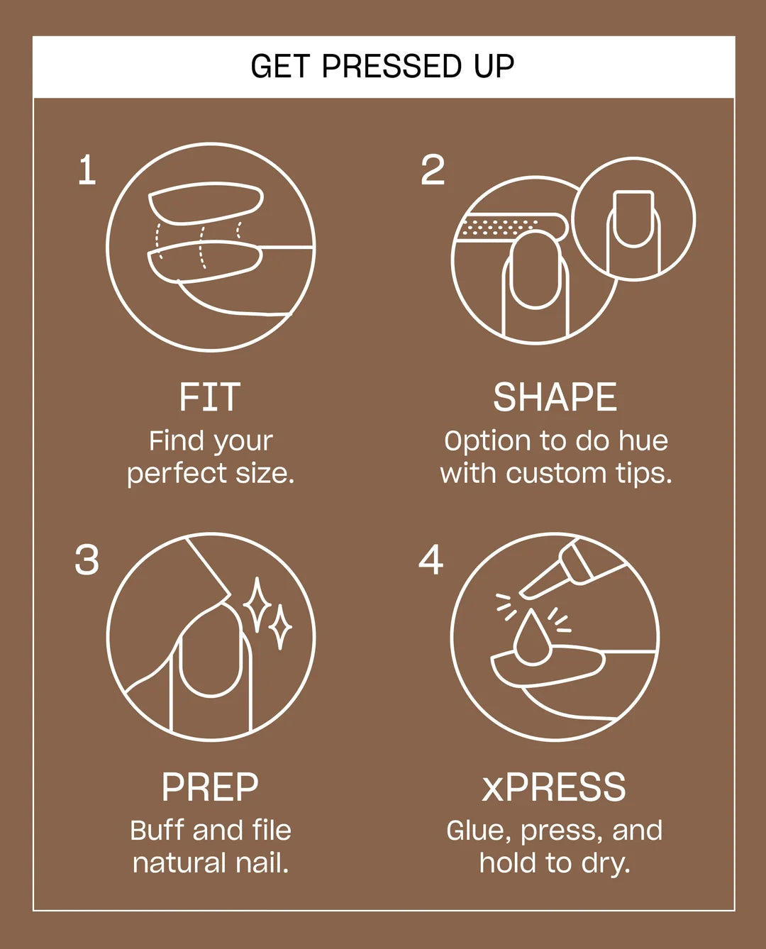 How to apply OPI xPRESS/ON press-on nails application guide