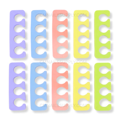 pedicure toe separators lime green foam divider, buy online in Canada, CM Nails Supply wholesale purchase in bulk