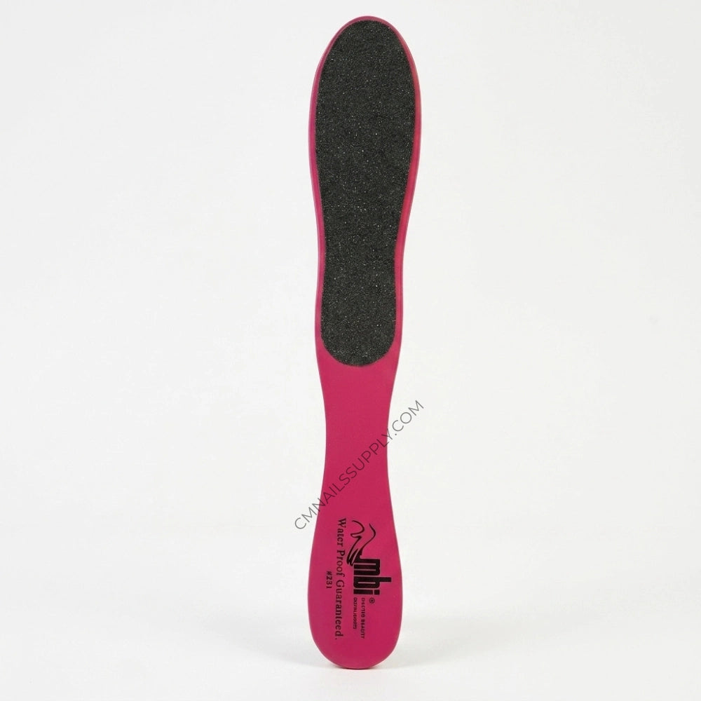 pink dual sided pedicure file with wood handle for foot care Canada