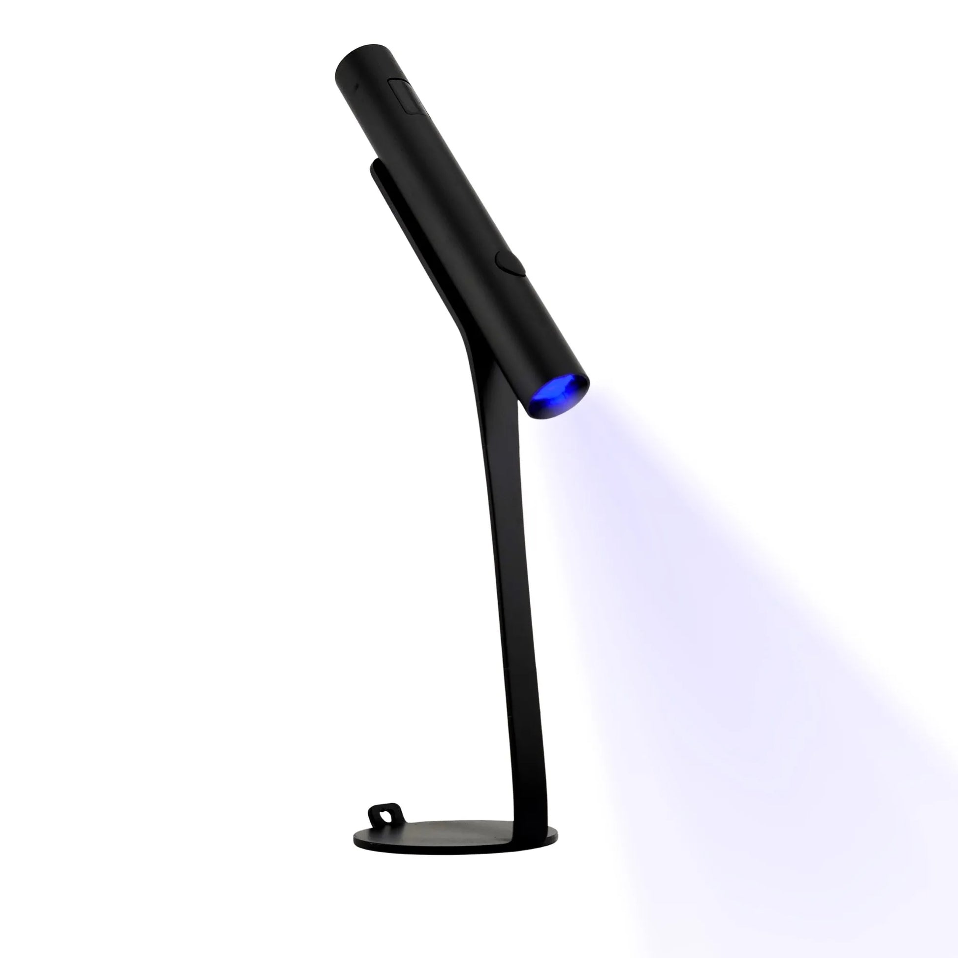 Portable Mini LED Nail Lamp Black – Rechargeable Handheld Gel Nail Dryer with Magnetic Stand - CM Nails & Beauty Supply