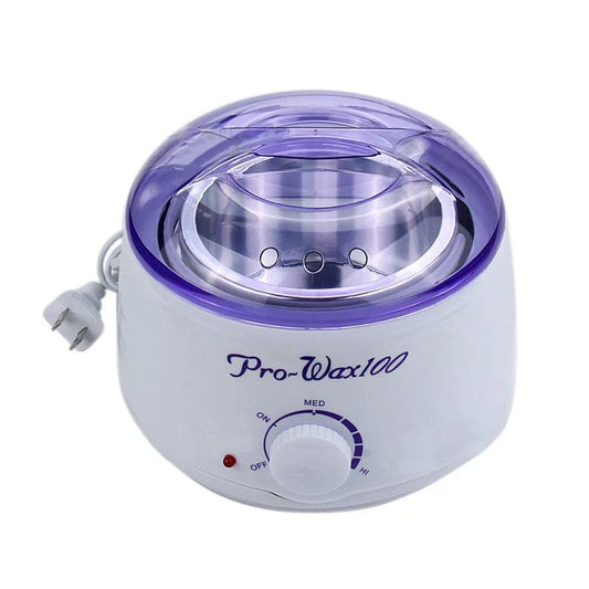PRO-WAX 100 Hot Wax Heater with adjustable temperature knob, heats all wax types for professional hair removal