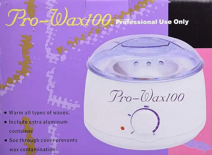 PRO-WAX 100 Hot Wax Heater includes extra aluminum container, melts all major brand 14 oz waxes