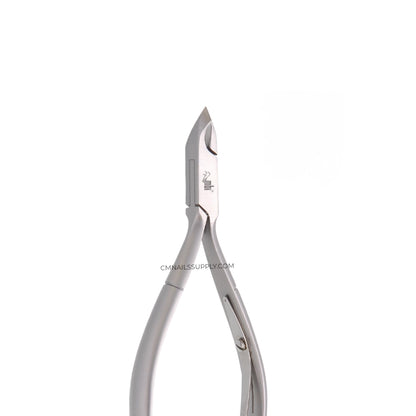 Professional cuticle trimmer made of high grade stainless steel for precise manicures.
