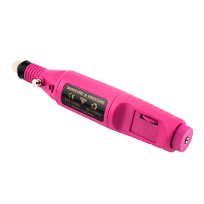 Cordless nail drill machine compatible with standard rotary drill bits