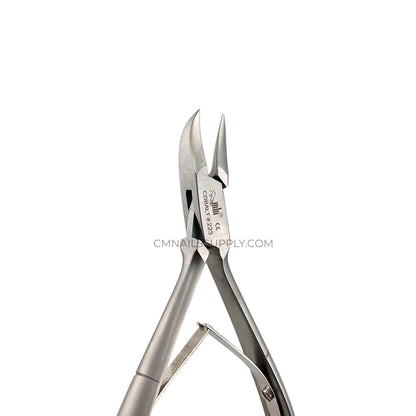 Professional heavy duty nail nipper for trimming thick toenails and acrylics.