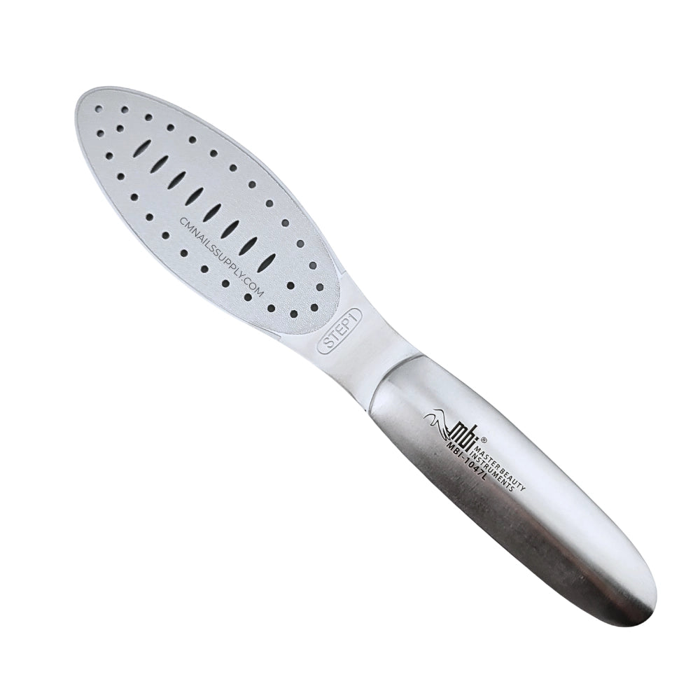 professional metal foot file stainless steel autoclavable pedicure tool Canada on white background
