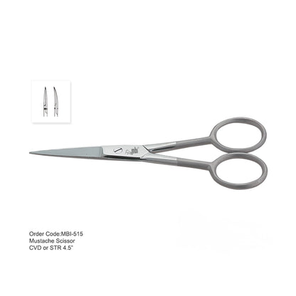 4.5 inch grooming scissors for moustache and beard trimming Canada