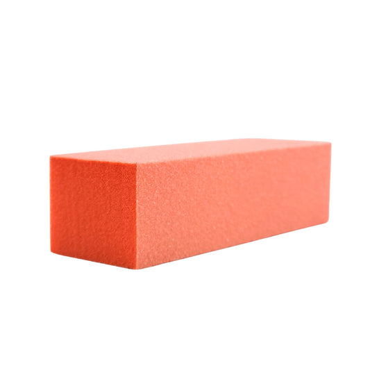 100/100 Grit Nail Buffer – Orange, Purple & White | Professional Sand Buffer Block (Made in USA) - CM Nails & Beauty Supply