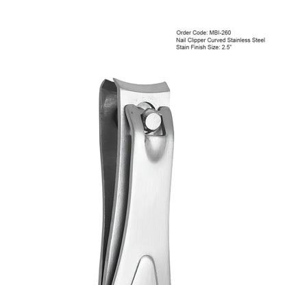Salon quality stainless steel nail clipper from online nail supply Canada