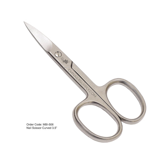 curved nail scissors for precise manicure trimming professional tool Canada on white background