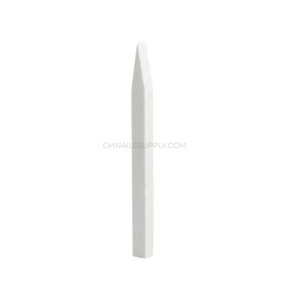 white Professional stone cuticle pusher for gentle exfoliation and clean nail beds.