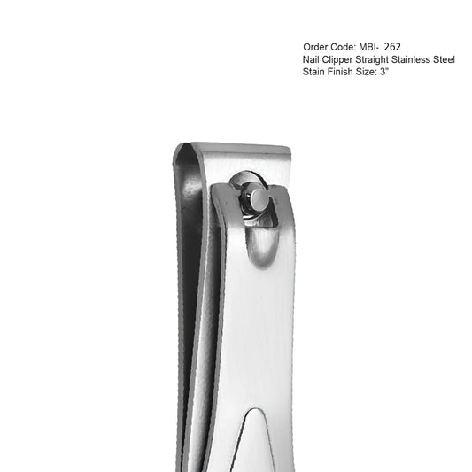 MBI-262 straight blade nail clipper for manicure and pedicure
