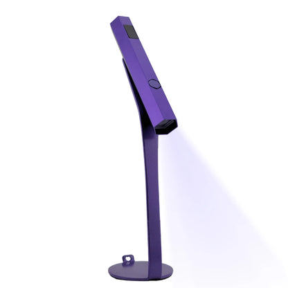 Portable Mini LED Nail Lamp Purple – Rechargeable Handheld Gel Nail Dryer with Magnetic Stand - CM Nails & Beauty Supply
