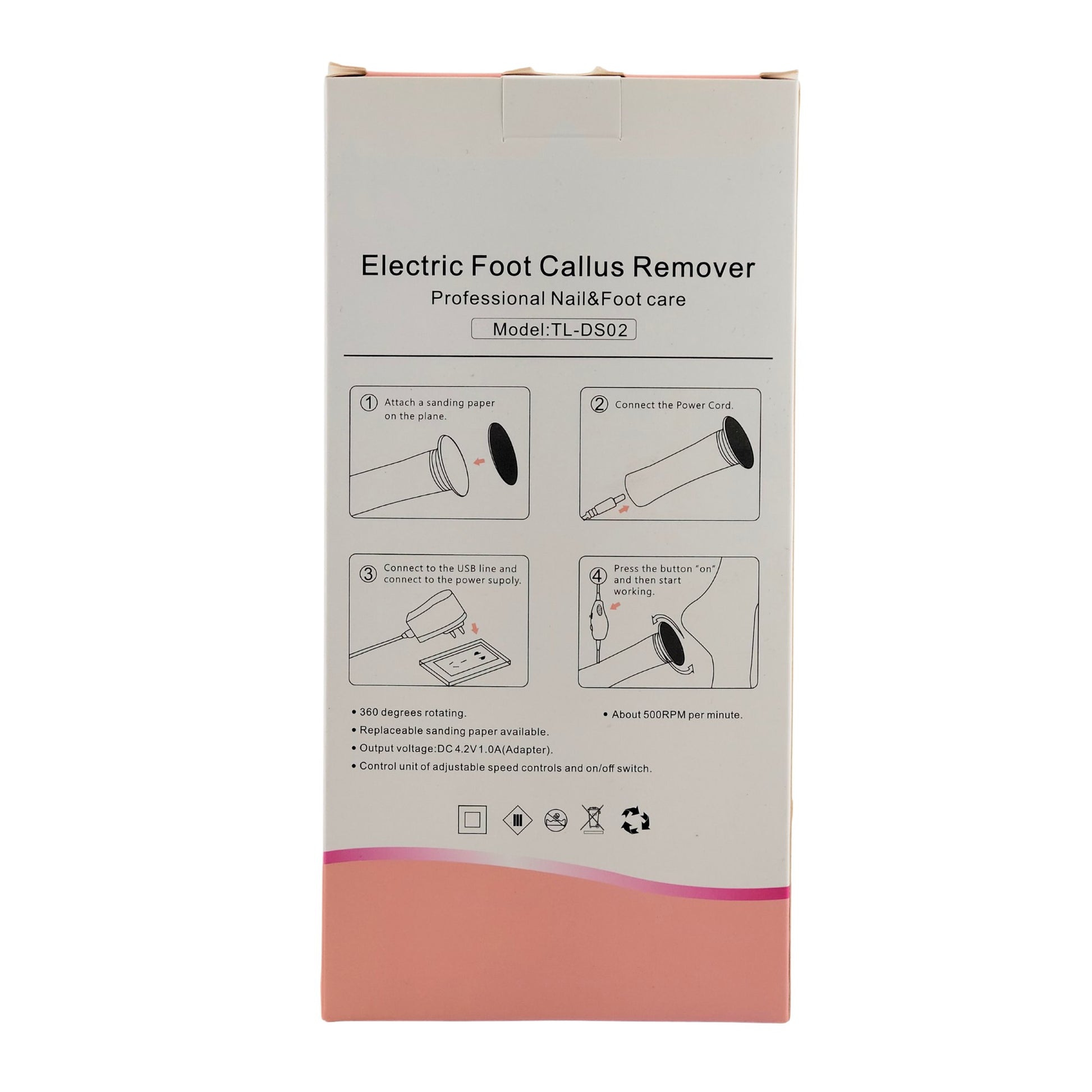 Electric Foot Callus Remover – Rechargeable Pedicure Tool for Smooth Heels | GND Canada - CM Nails & Beauty Supply