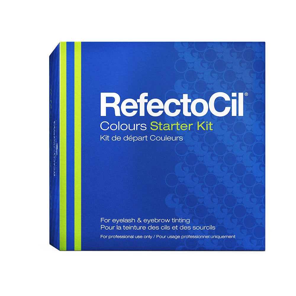 front Box packaging of the RefectoCil Starter Kit Basic Colours