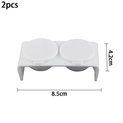 Double Nail Art Mixing Cup with Lids – Acrylic Liquid & Brush Cleaner Bowl - CM Nails & Beauty Supply