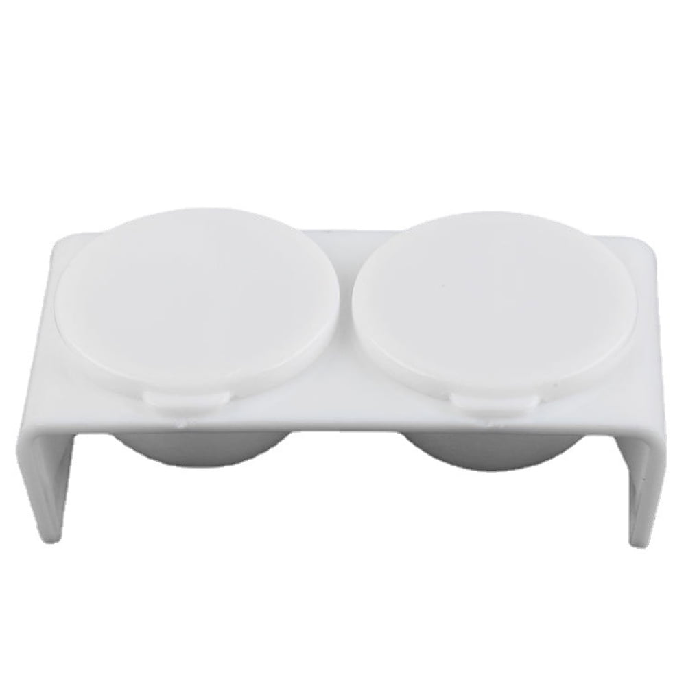 Double Nail Art Mixing Cup with Lids – Acrylic Liquid & Brush Cleaner Bowl - CM Nails & Beauty Supply