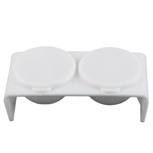 Double Nail Art Mixing Cup with Lids – Acrylic Liquid & Brush Cleaner Bowl - CM Nails & Beauty Supply