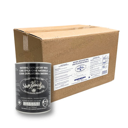 Sharonelle Natural Soft Wax honey 18 oz wholesale case of 24 wax cans for professional salons