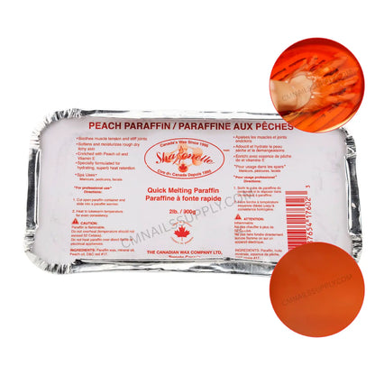 Sharonelle Peach Paraffin Wax 2 lbs container
