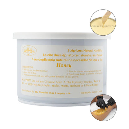 Sharonelle Stripless Hard Wax Honey 14 oz can Canada Brazilian Waxing
