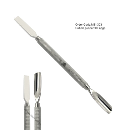 Professional grade nail tool for pushing back cuticles available to buy online in Canada.