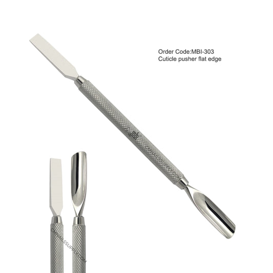 Professional grade nail tool for pushing back cuticles available to buy online in Canada.